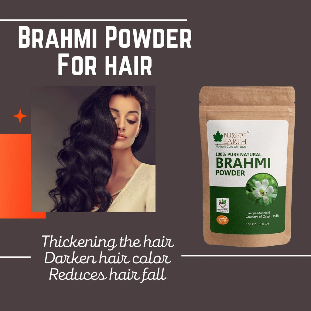 Bliss of Earth 100% Pure Natural Brahmi Powder - Distacart