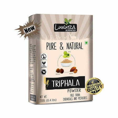 Luxura Sciences Organic Triphala Powder for Detoxification & Rejuvenation