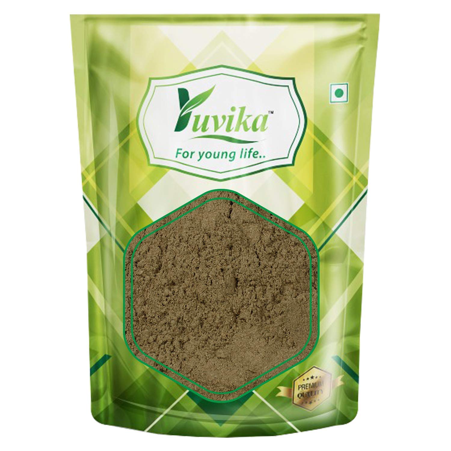 Yuvika Brahmi Booti Powder - Bacopa Monnieri Linn - Centella Asiatica Linn - Indian Pennywort