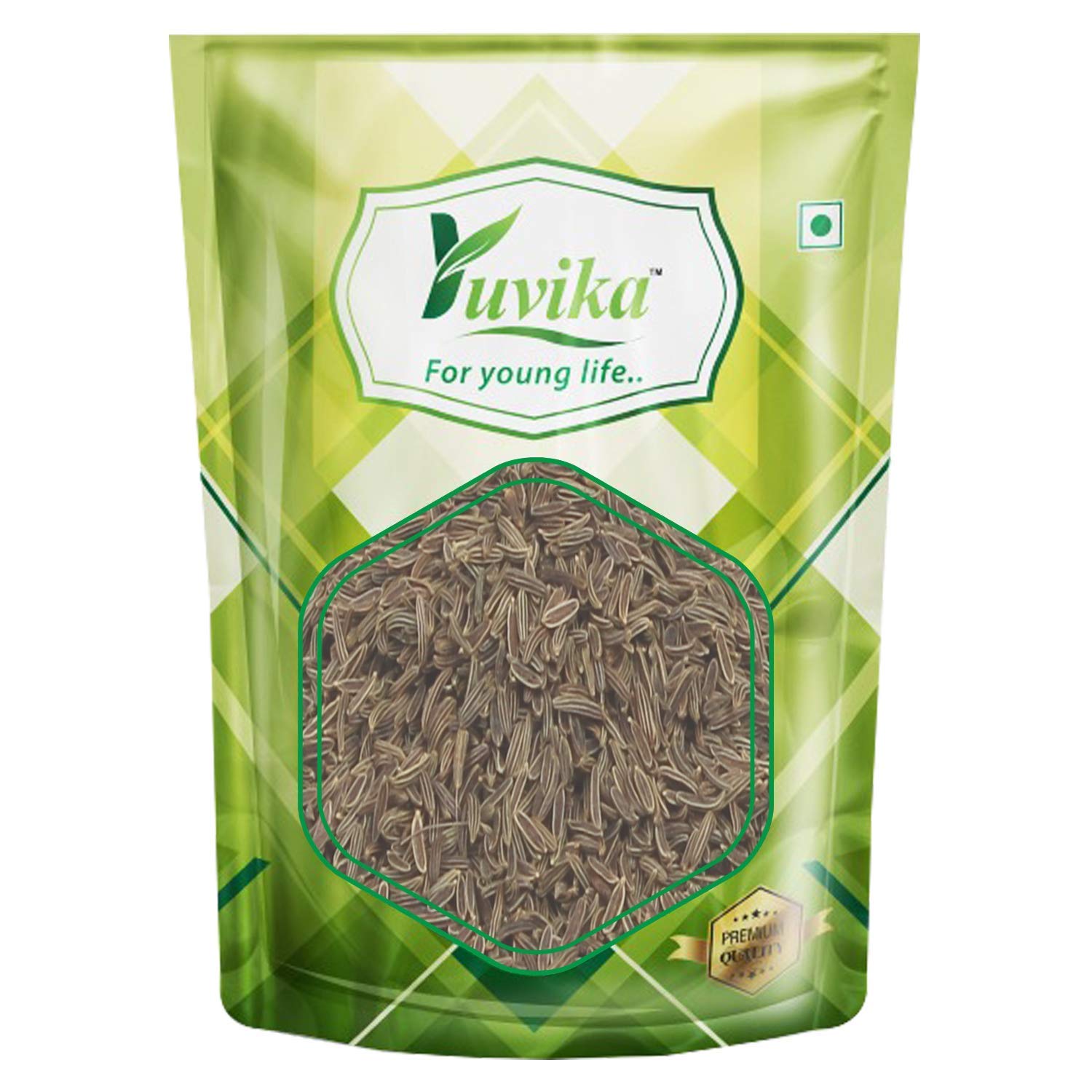Yuvika Shahi Jeera | Jeera Kala Asli - Centratherum Anthelminticum - Green Cumin - Distacart