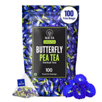 Blue Tea Butterfly Pea Herbal Tea Bags | Anti-Oxidant Rich Herbal Flower Based Caffeine Free - No Preservatives | Detox Tea Natural Premium Herbal Tea - Distacart