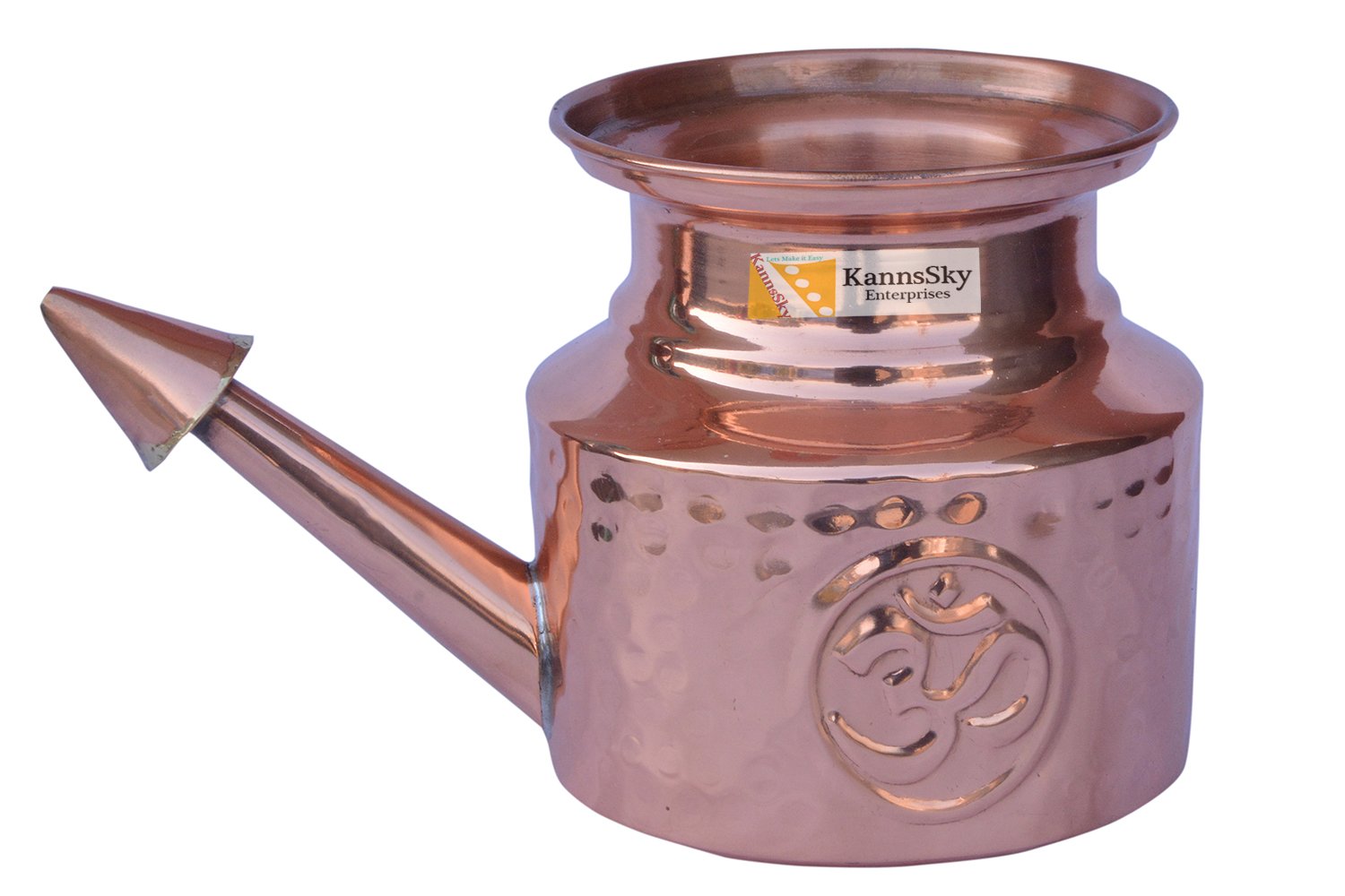 Kannssky Copper Jala Neti Pot for Nasal Wash
