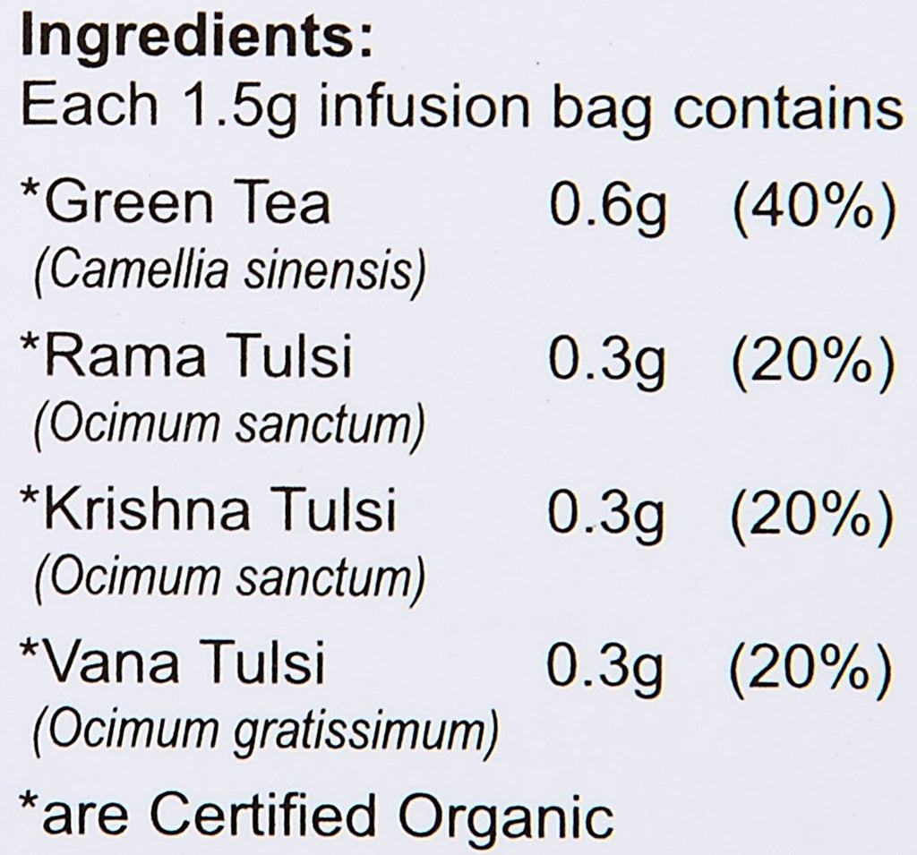 . Tulsi Green Tea 