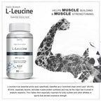 Vokin biotech L- Leucine – Supports muscle Building, Muscle Strengthening – 1000mg