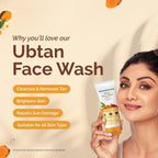 Mamaearth Ubtan Face Wash For Tan Removal - Distacart