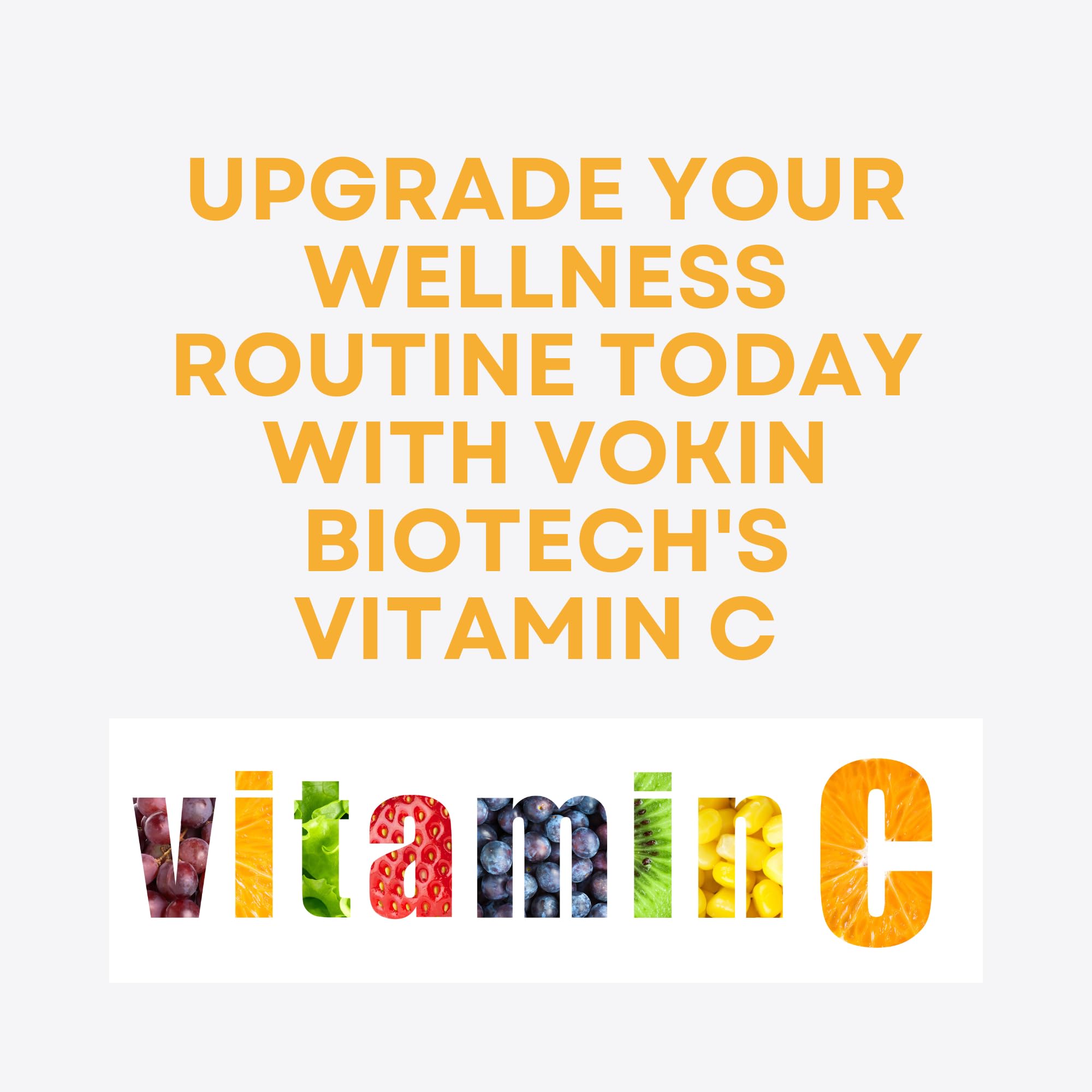 Vokin Biotech Vitamin C 40mg with Amla 1000mg for Immunity - Skin Care - Antioxidants Effervescent Tablets Orange Flavor