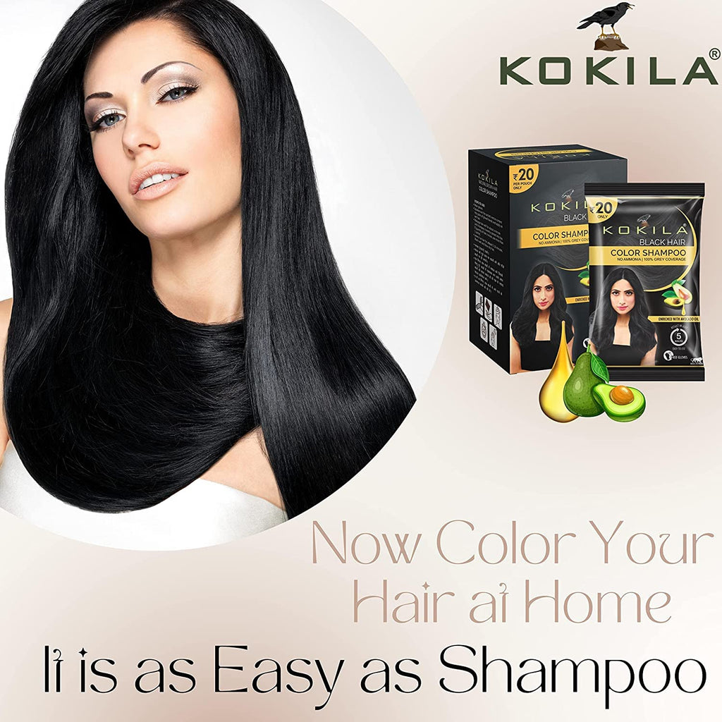 Kokila Color Shampoo/Hair Color For Men & Women
