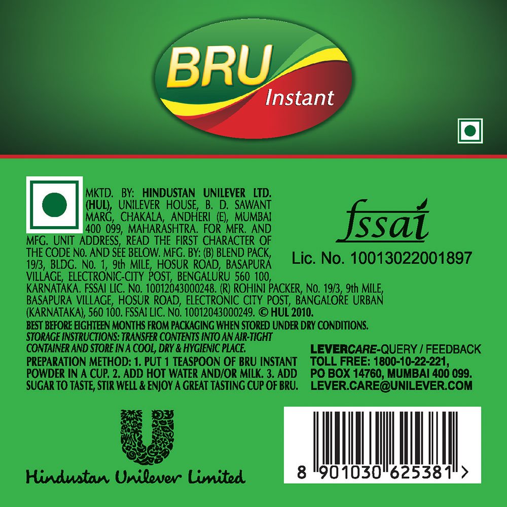 Bru Instant Coffee Jar