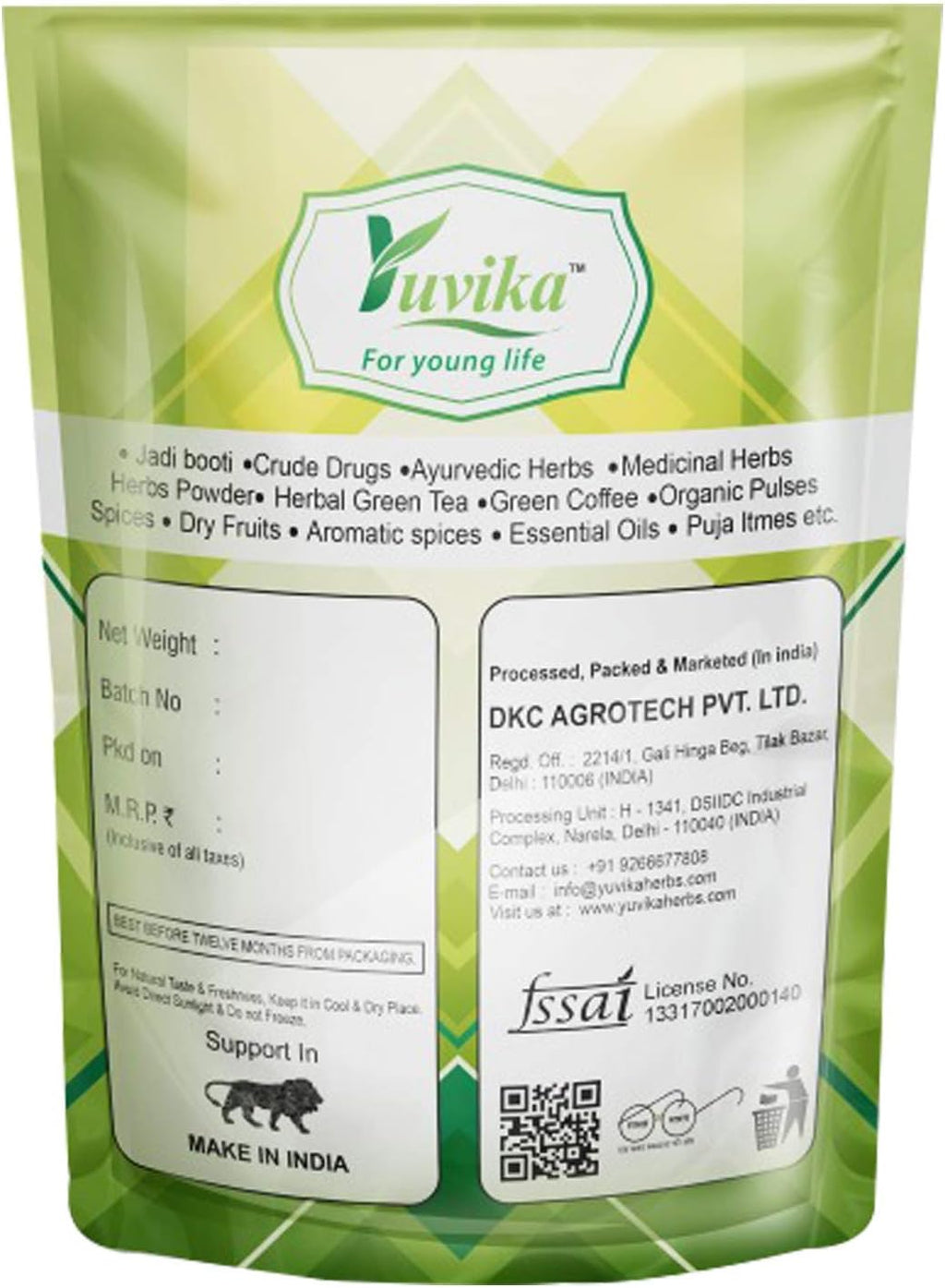 Yuvika Harad Choti Powder - Black Himej - Terminalia Chebula - Myrobalan