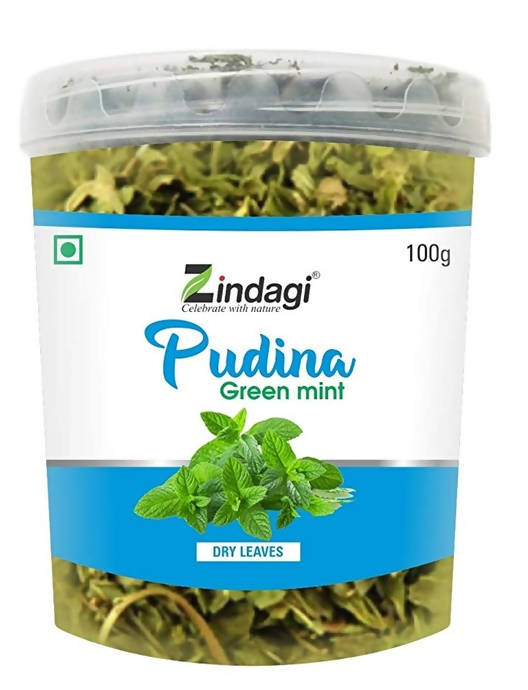 Zindagi Pudina Green Mint Dry Leaves