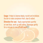 Patanjali Orange Aloevera Face Wash for Gentle Cleanser Removes Dirt Oil Refreshes Skin Natural Care for All Skin Types - Distacart