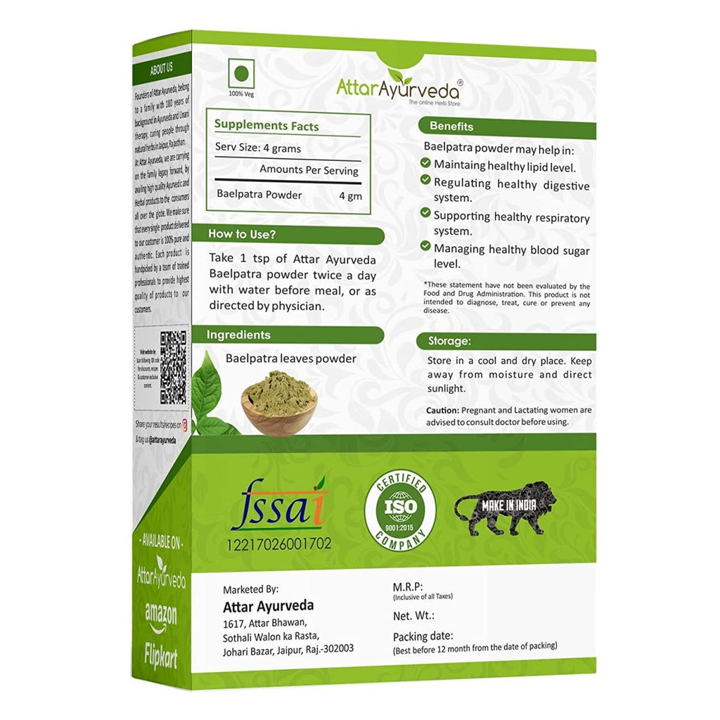 Attar Ayurveda Baelpatra Powder online