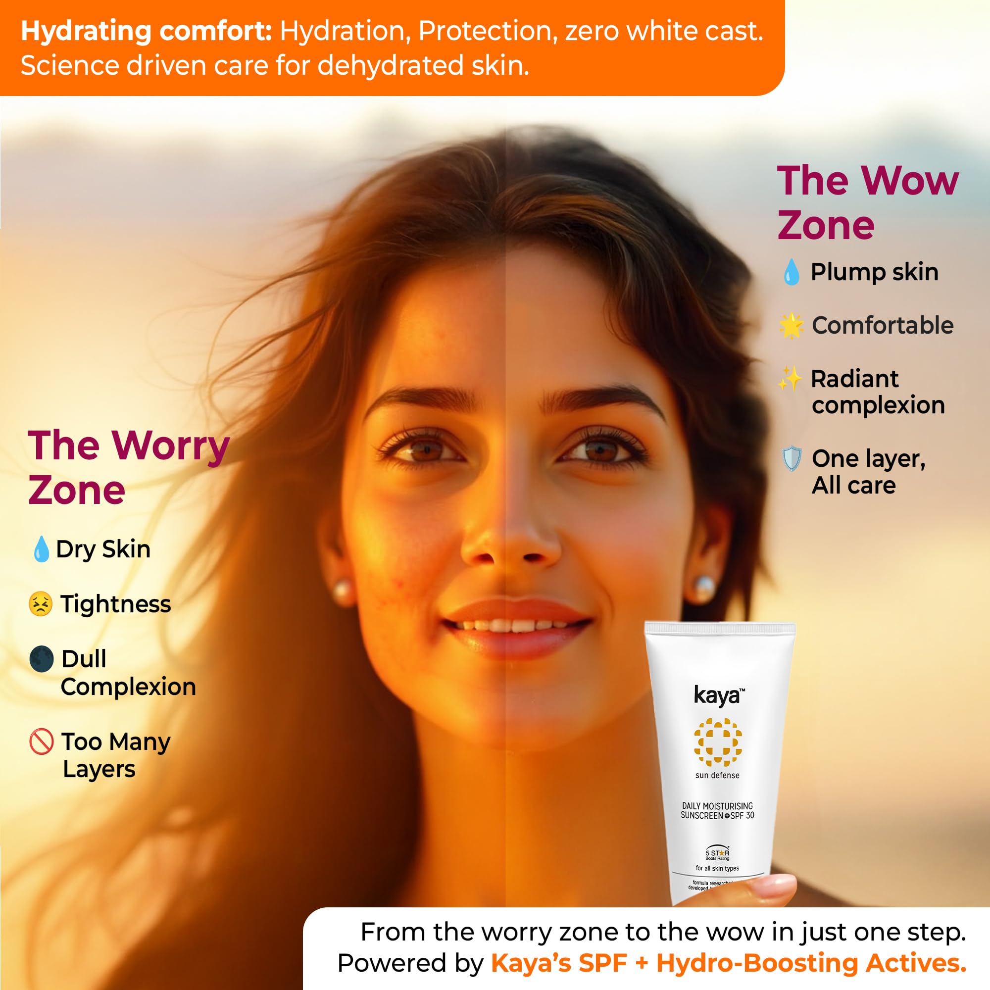 Kaya Daily Moisturising Sunscreen SPF 30