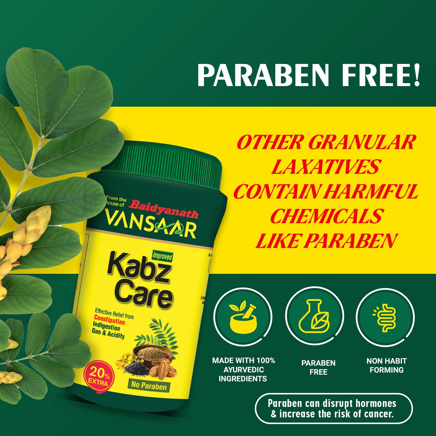 Baidyanath Kabz-Har Ayurvedic Laxative Powder - Distacart