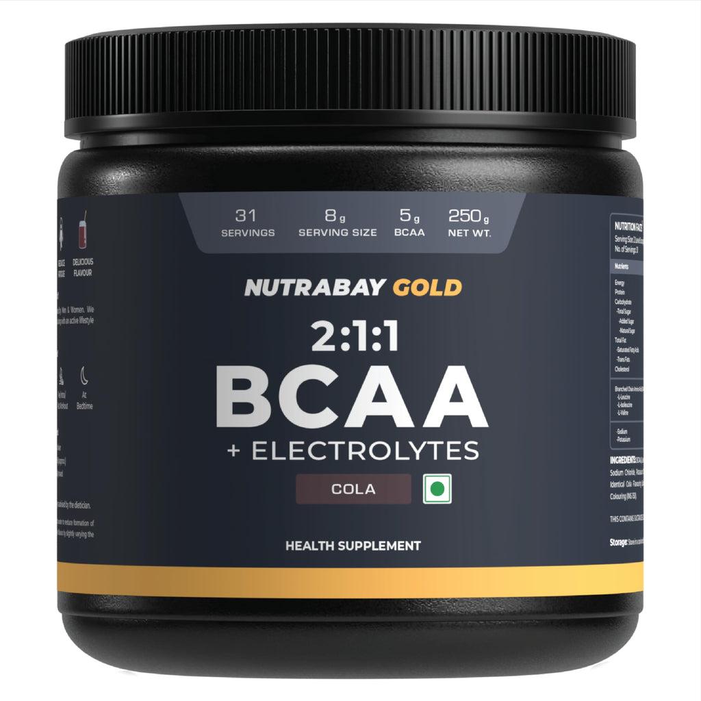Nutrabay Gold BCAA 2:1:1 with Electrolytes - Cola