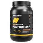 NUTRABAY Gold Hydrolyzed Pea Protein Powder - Rich Chocolate Crème