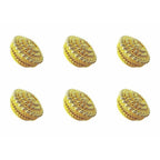 Golden - Decorative Organza Potli Basket (Pack Of 6) - Distacart
