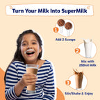 Gritzo Supermilk Weight+ for Boy/Girl 7 to 12 years (Double Chocolate)
