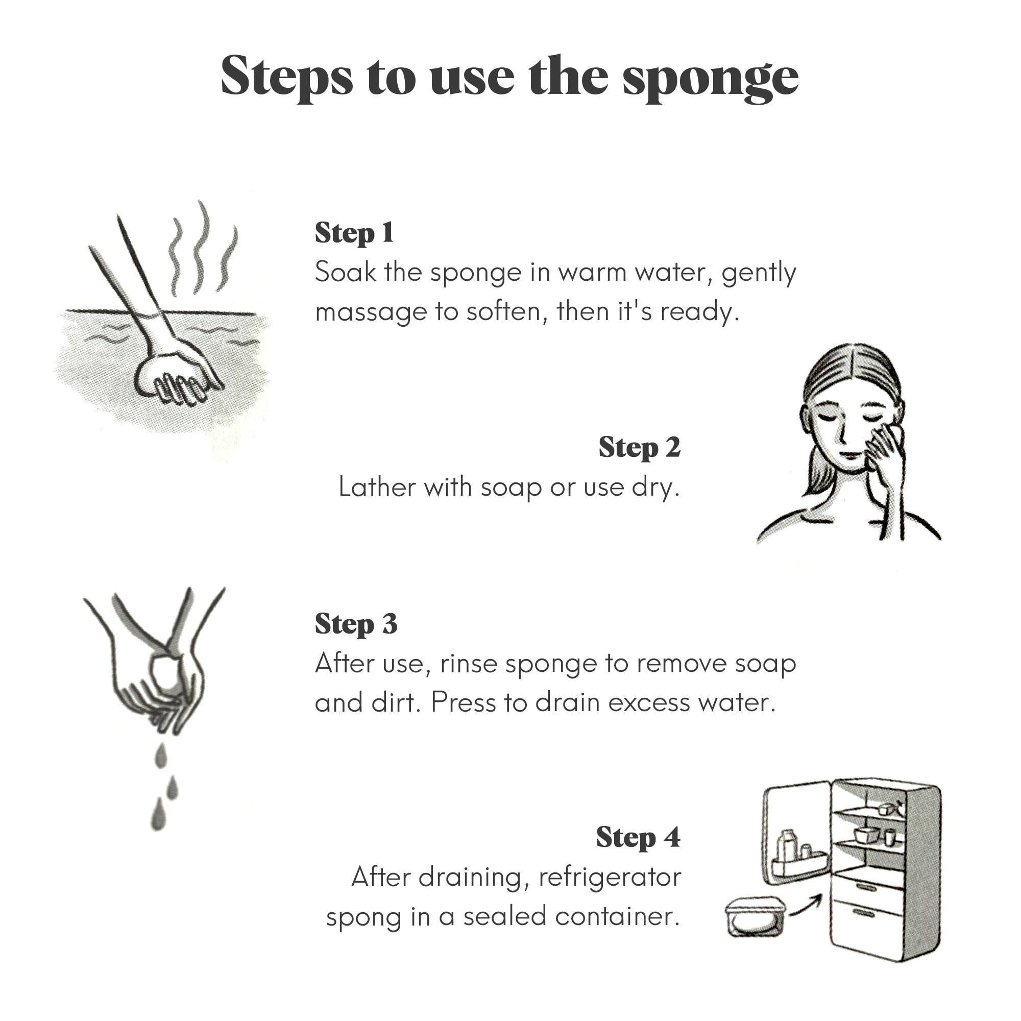 ILEM JAPAN Natural Konjac Body Sponge - Soft White Sponge for All Skin, Exfoliating, Gentle Japanese Skincare Tool for Bath & Shower | For Men & Women | Help Reduction of Fine lines & Wrinkles