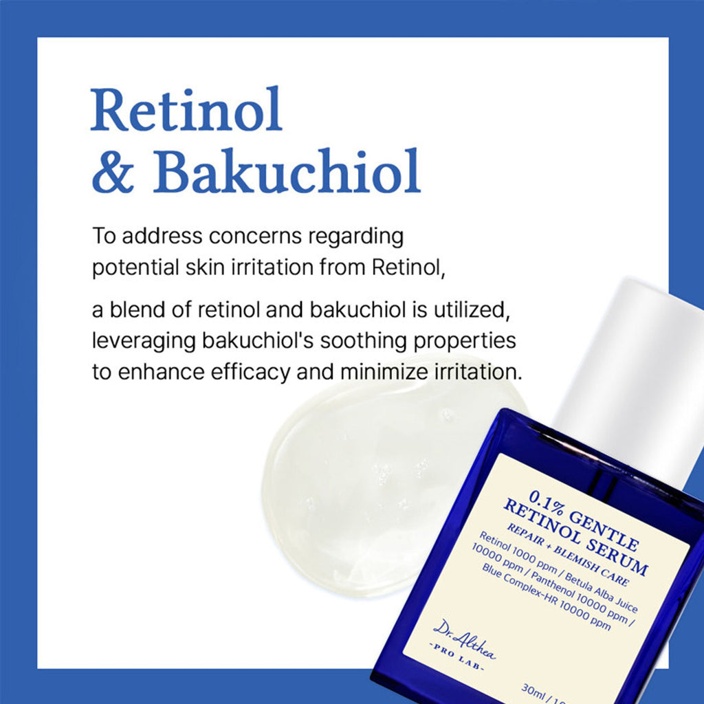 Dr.Althea 0.1 Gentle Retinol Serum: Low-Concentration Anti-Aging Serum for Fine Lines
