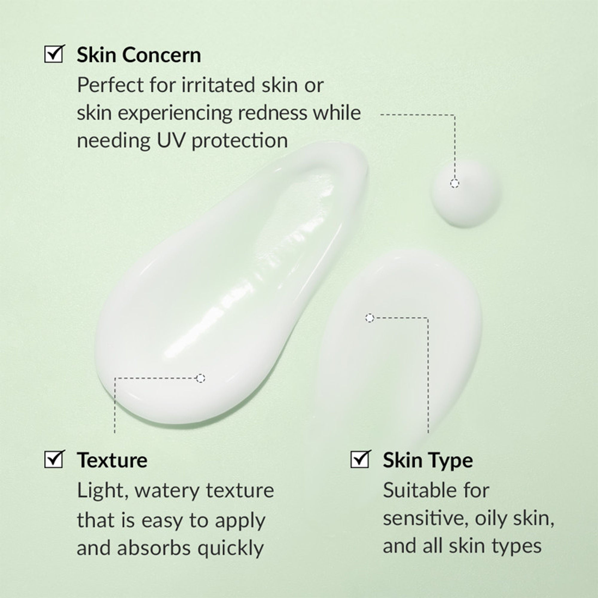 Dr.Althea Green Tea Fresh Sunscreen: Calming & Sebum Control SPF 50+ PA++++ Sun Cream