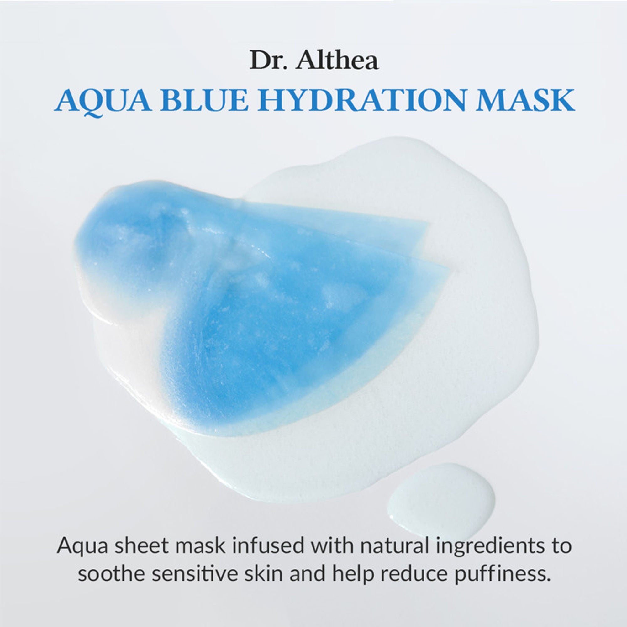 Dr.Althea Aqua Blue Hydration Mask: Deep Hydration Sheet Mask for Dehydrated Skin