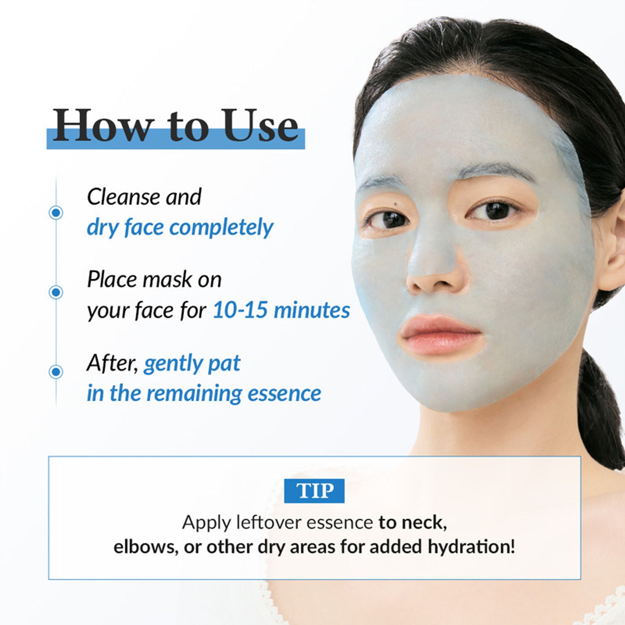 Dr.Althea Aqua Blue Hydration Mask: Deep Hydration Sheet Mask for Dehydrated Skin