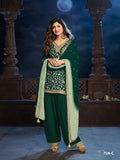 Anaita Green Silk Farshi Salwar Suit With Codding Dori & Sequence Work - Distacart