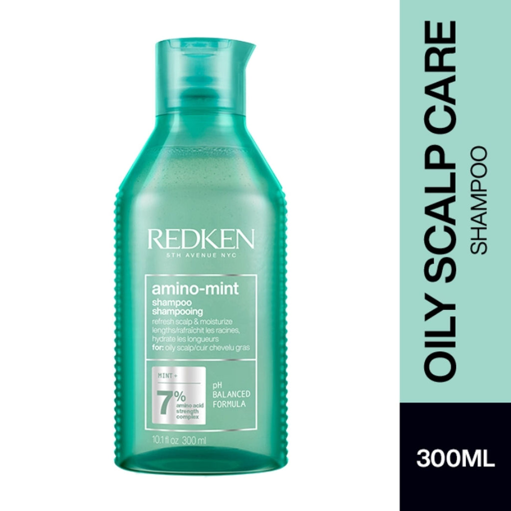 Redken Amino Mint Shampoo With Amino Mint Complex For Sensitive & Oily Scalp