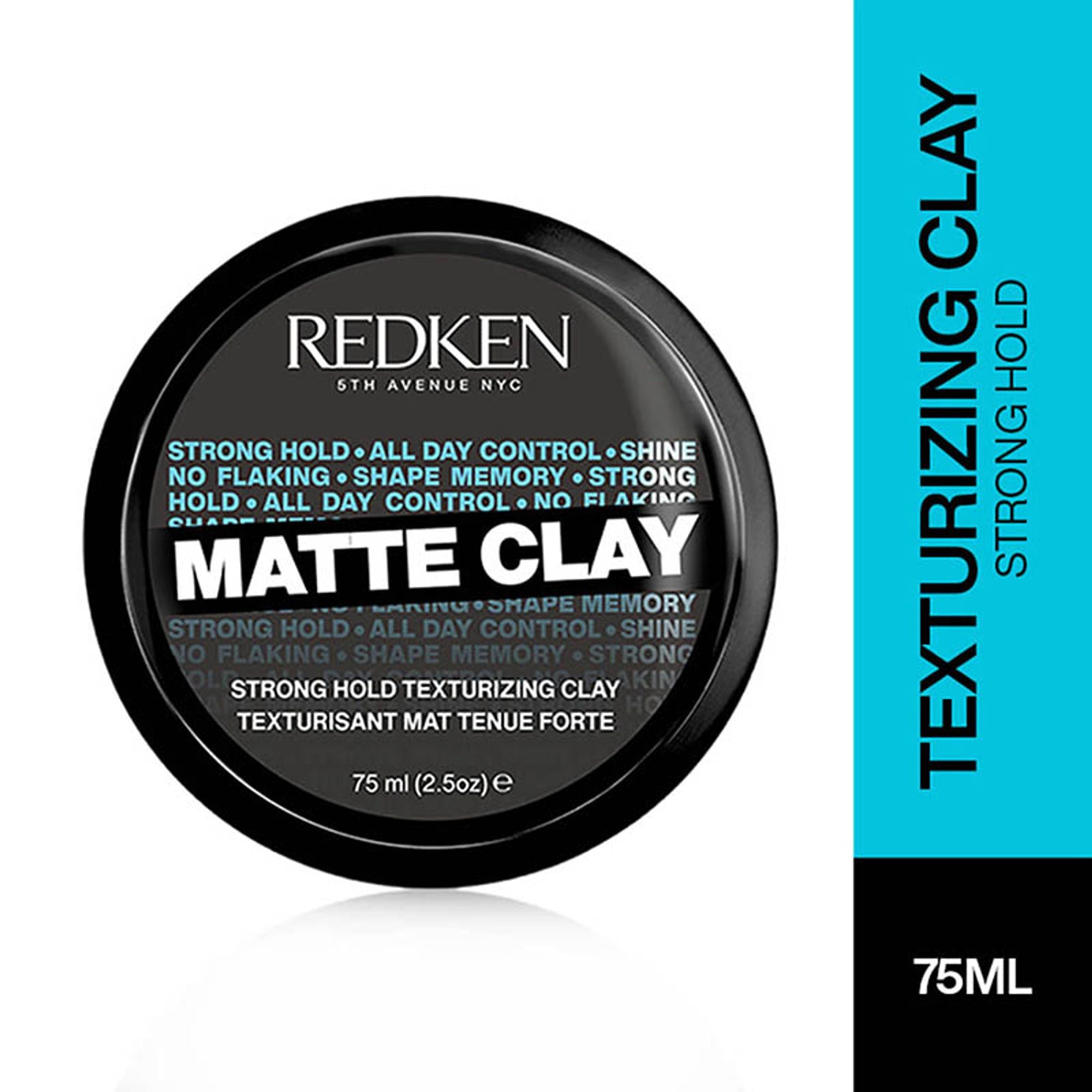Redken Matte Clay Strong Hold For Texturizing Hair That Lasts All Day - For Men & Women
