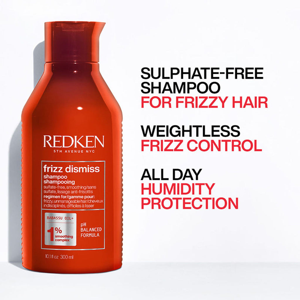 Redken Frizz Dismiss Sulphate Free Shampoo & Hair Mask Combo With Smoothening Complex