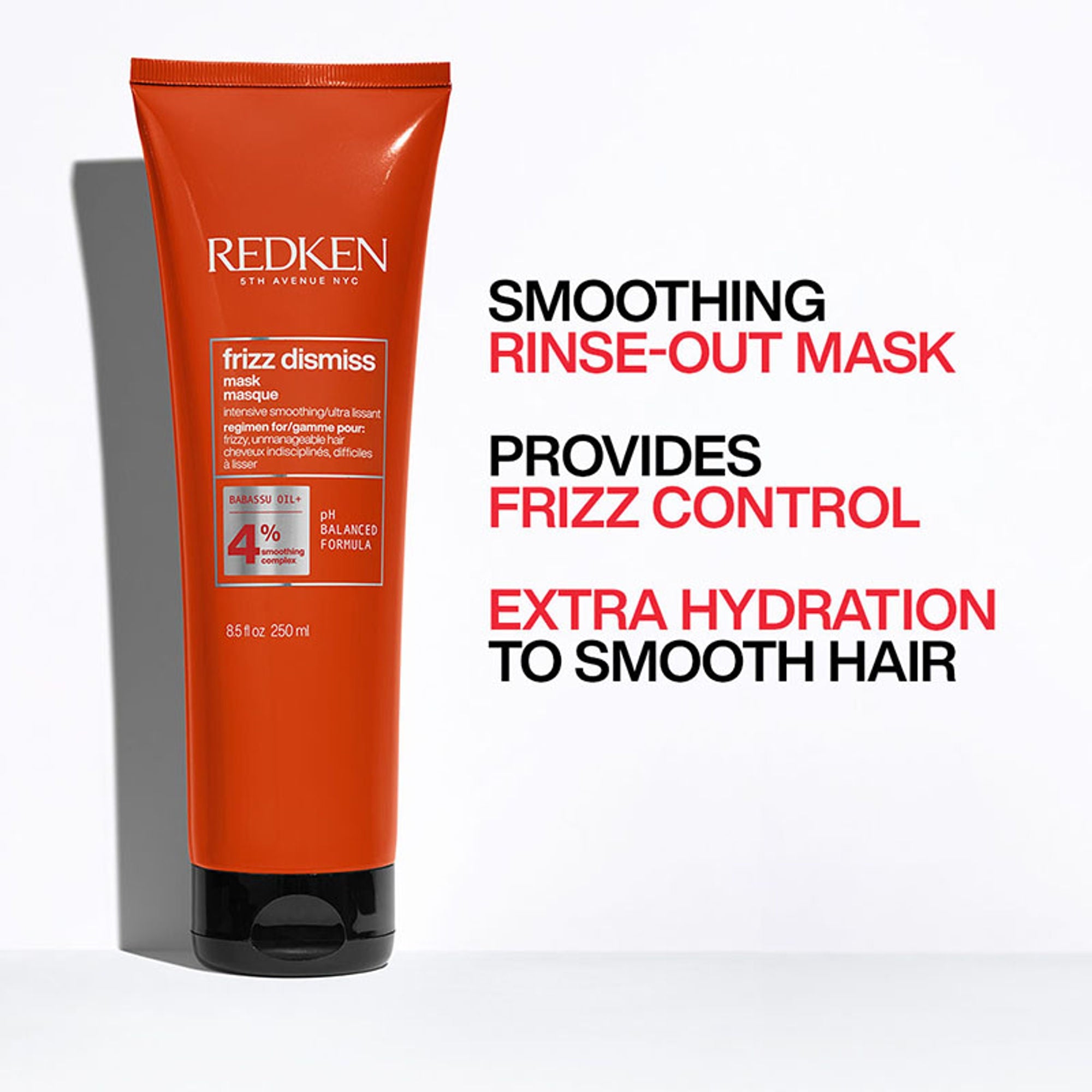 Redken Frizz Dismiss Sulphate Free Shampoo & Hair Mask Combo With Smoothening Complex