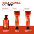 Redken Frizz Dismiss Sulphate Free Shampoo & Hair Mask Combo With Smoothening Complex