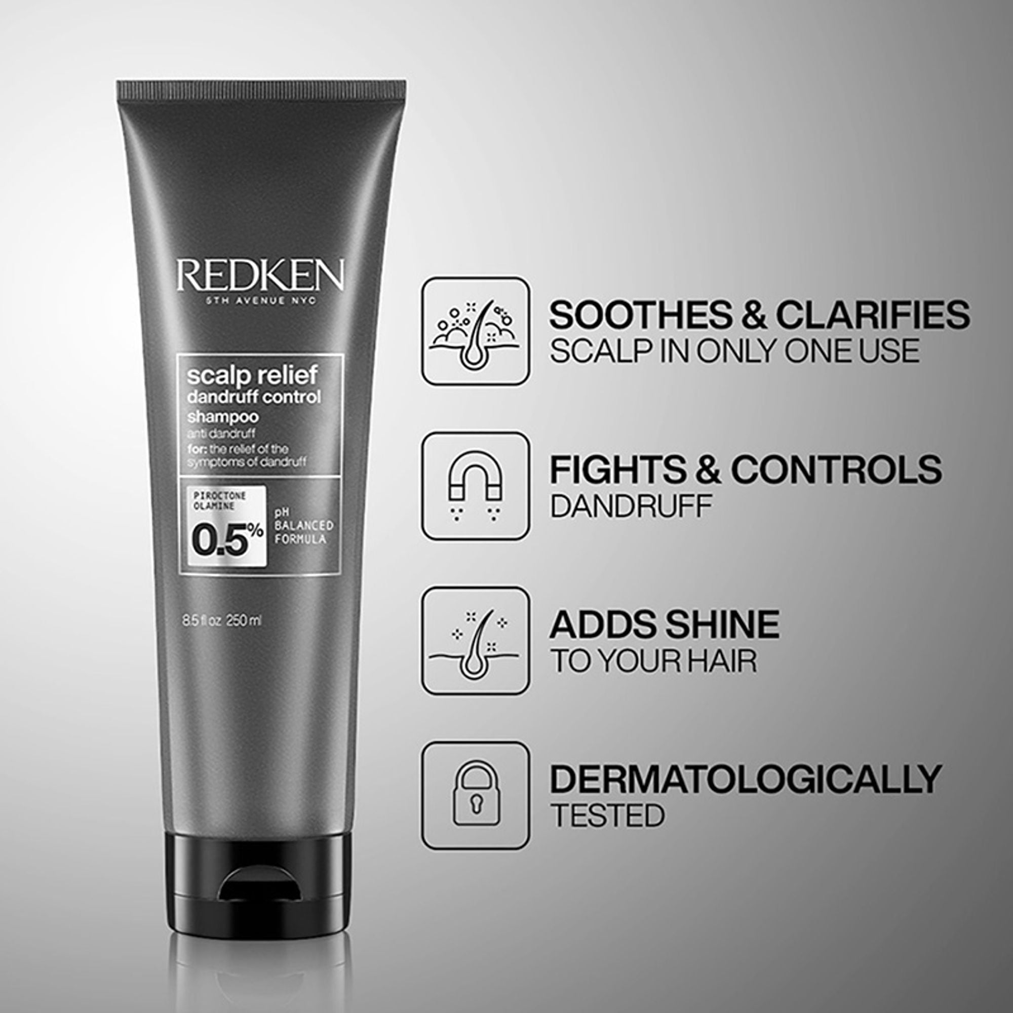 Redken Scalp Relief Anti Dandruff Shampoo For Men & Women
