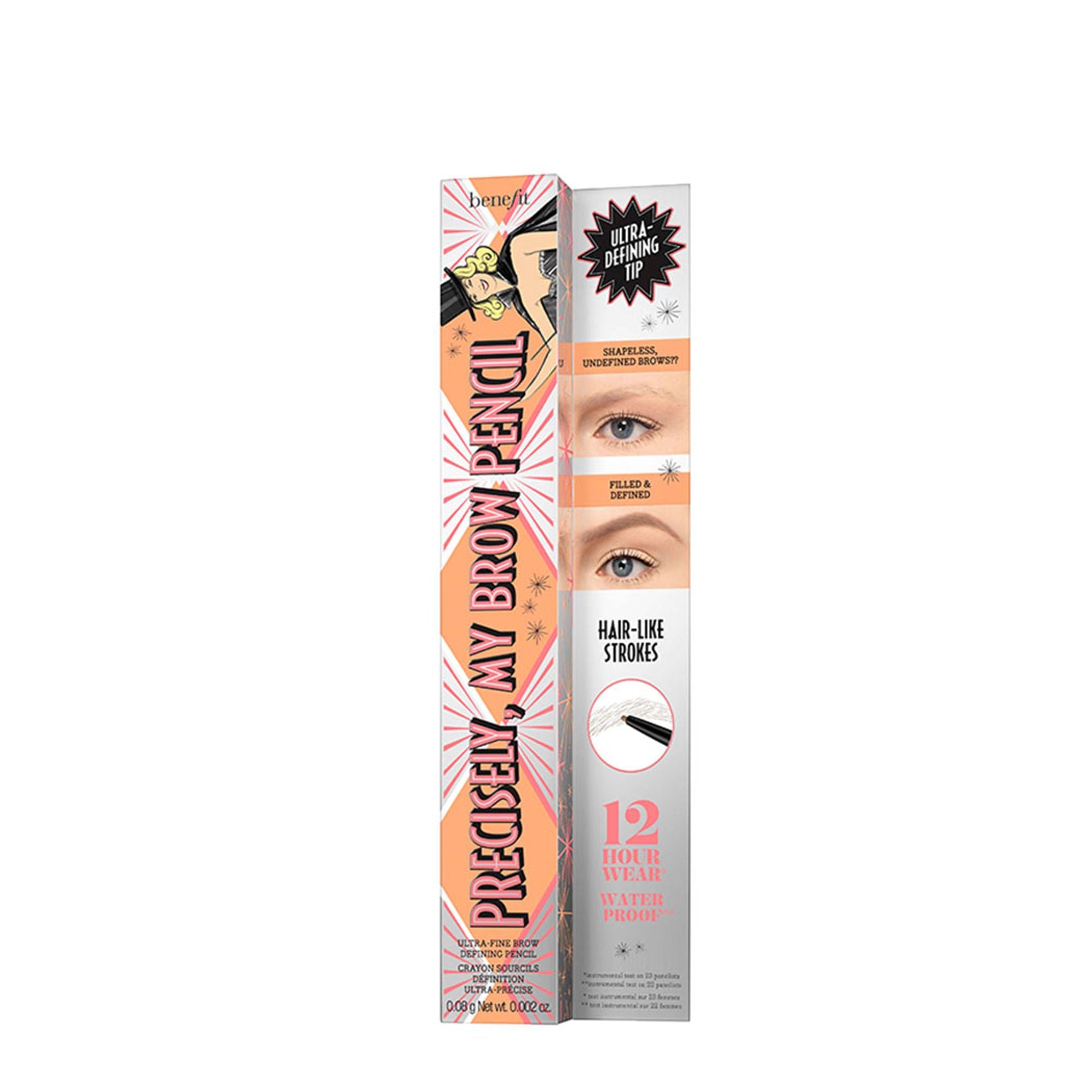 Benefit Cosmetics Precisely, My Brow Pencil - 3.5 Medium Brown - Distacart
