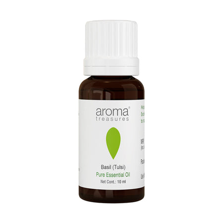 Aroma Treasures Basil (Tulsi) Pure Essential Oil