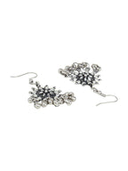 Cardinal Silver-Toned Oxidised Jewellery Set - Distacart