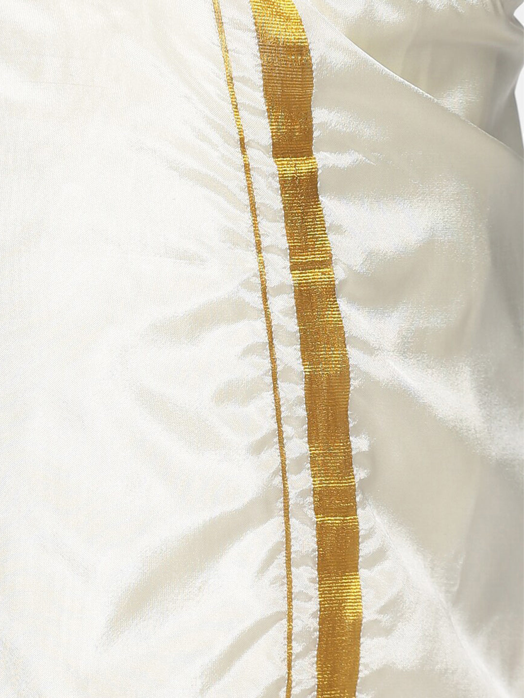 Sethukrishna Pink & White Shirt with Veshti Set For Boys