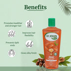 VI-JOHN Naturale Argan Enriched Hair Oil Moisture & Soft with Vitamin A.E & F