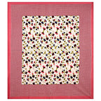 Vamika Printed Cotton Pink Floral Bedsheet With Pillow Covers (LEOC_CHKM_P)