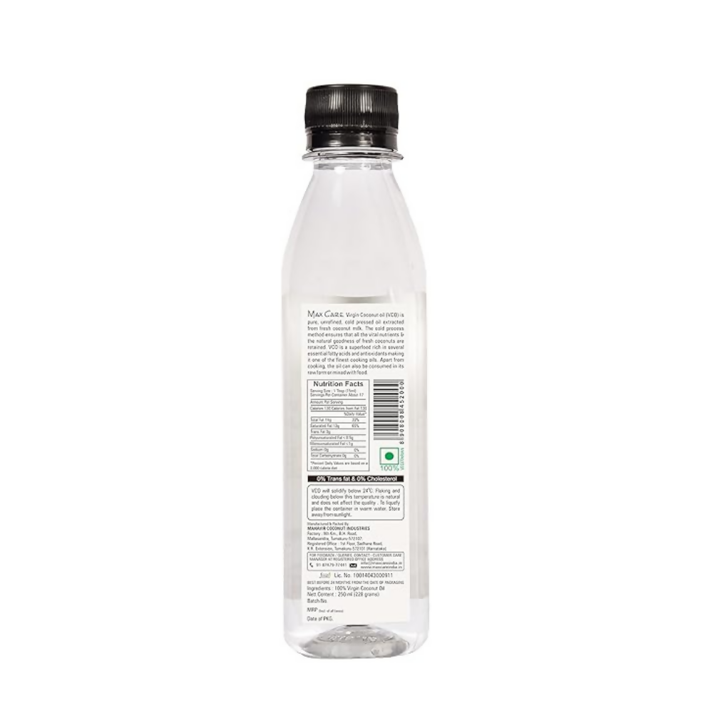Max Care Virgin Coconut Oil (Cold Pressed) - Distacart