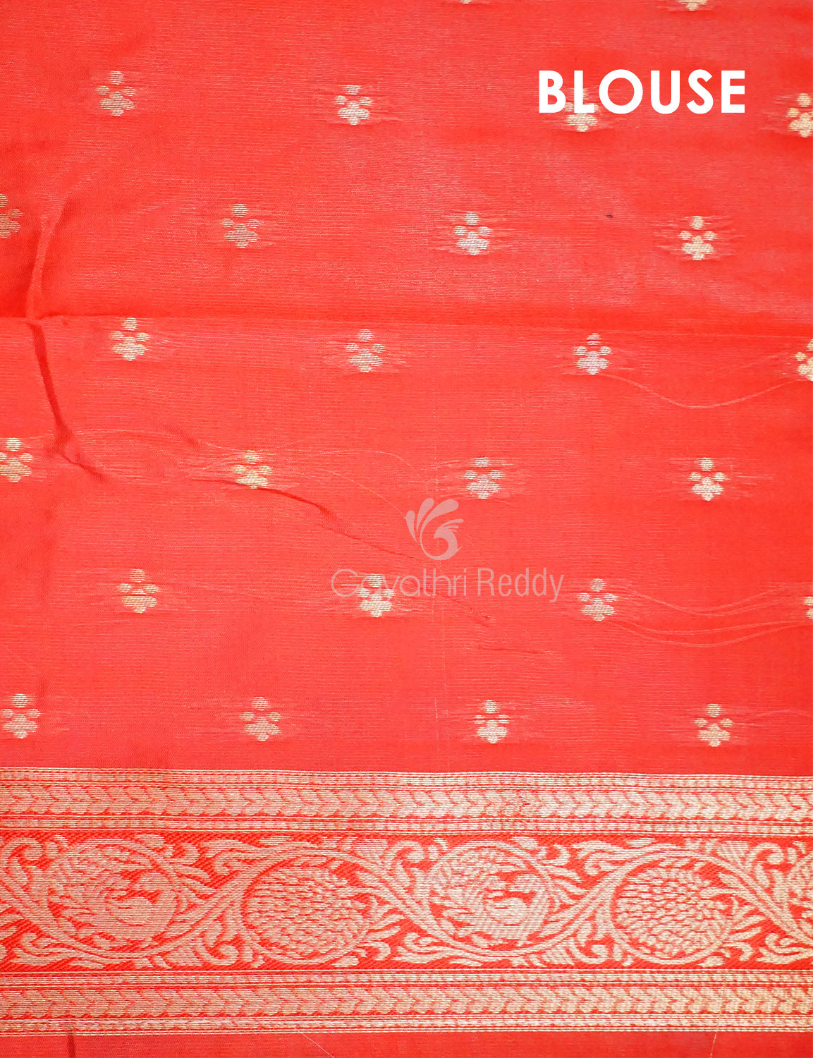 Milk White Banaras Border Pichwai Design Banarasi Semi Silk Saree By Gayathri Reddy Designer Studio