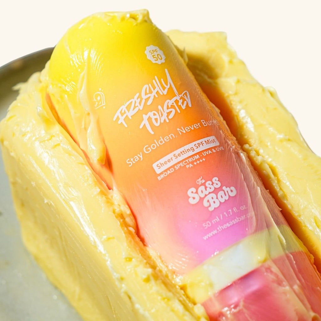 The Sass Bar Freshly Toasted Sheer Setting SPF Face & Body Mist