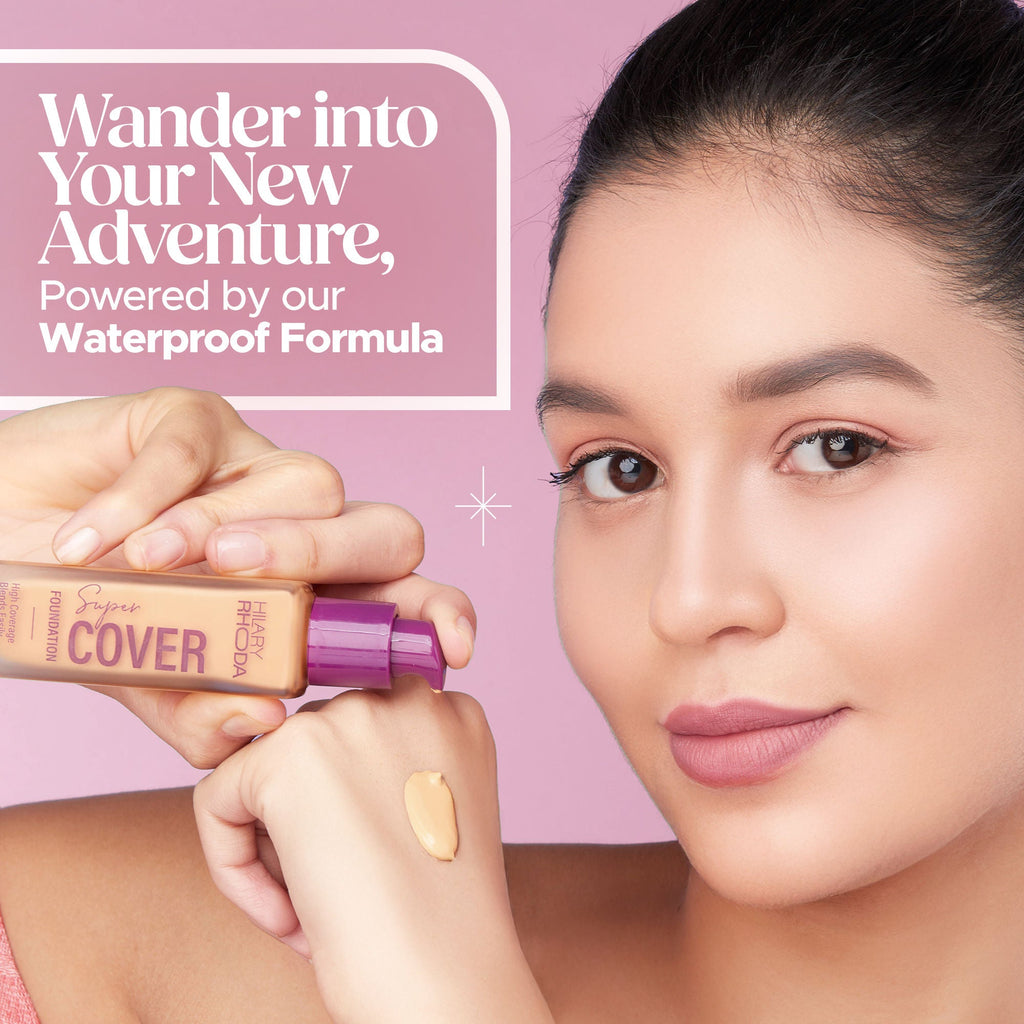 Hilary Rhoda Super Cover Waterproof Foundation - Shell White 01 - Distacart