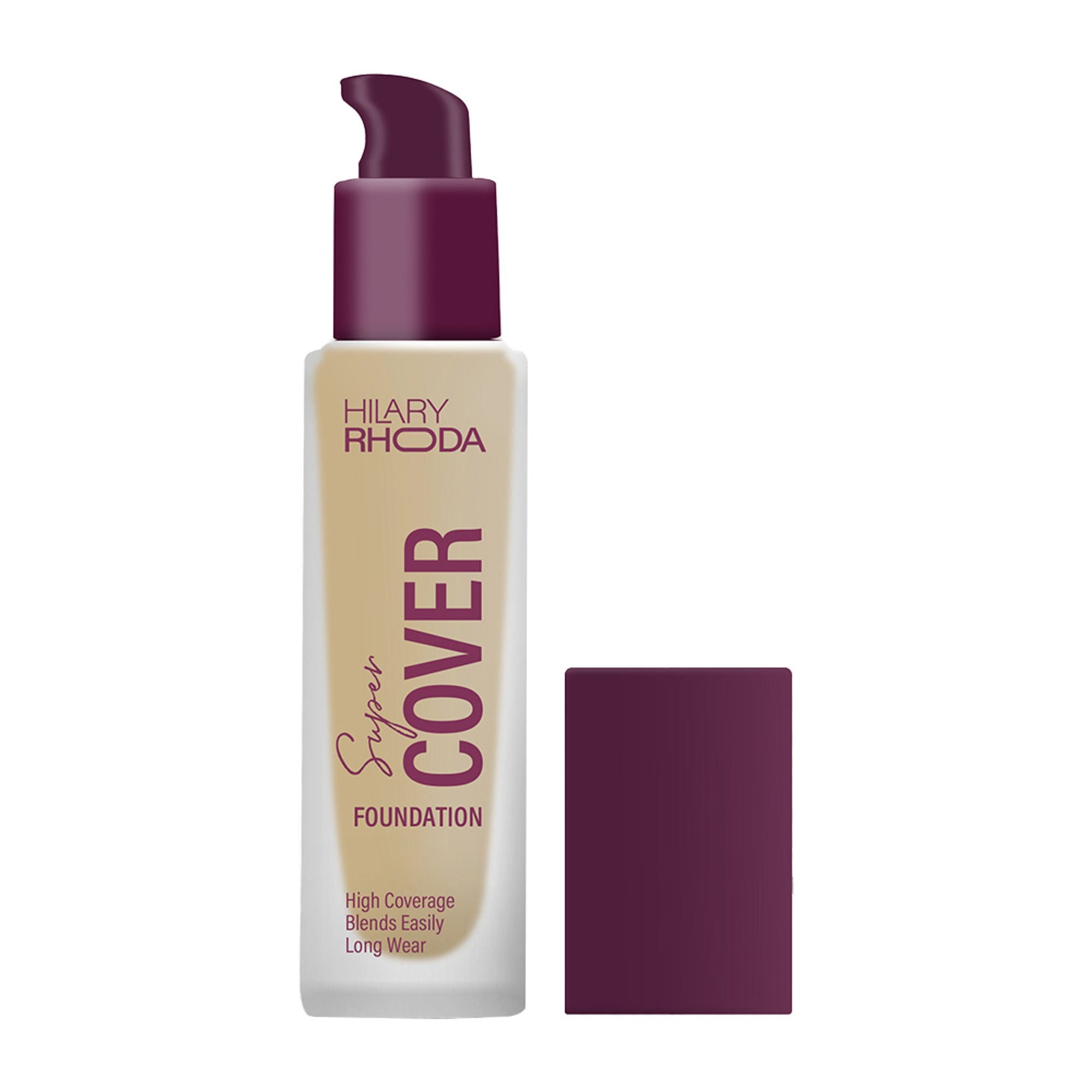 Hilary Rhoda Super Cover Waterproof Foundation - Nude Beige 03 - Distacart