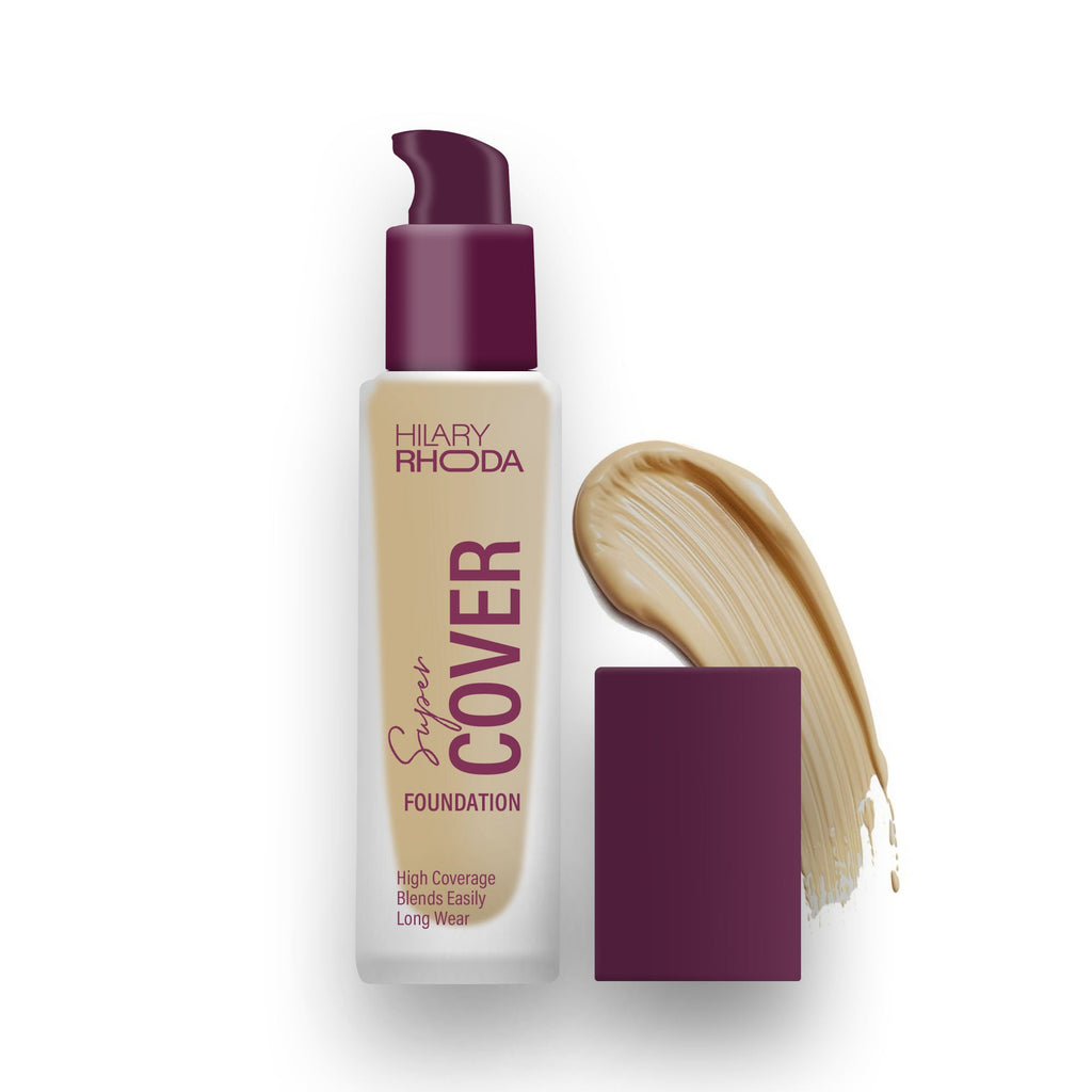 Hilary Rhoda Super Cover Waterproof Foundation - Nude Beige 03 - Distacart