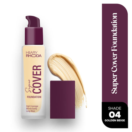 Hilary Rhoda Super Cover Waterproof Foundation - Golden Beige 04