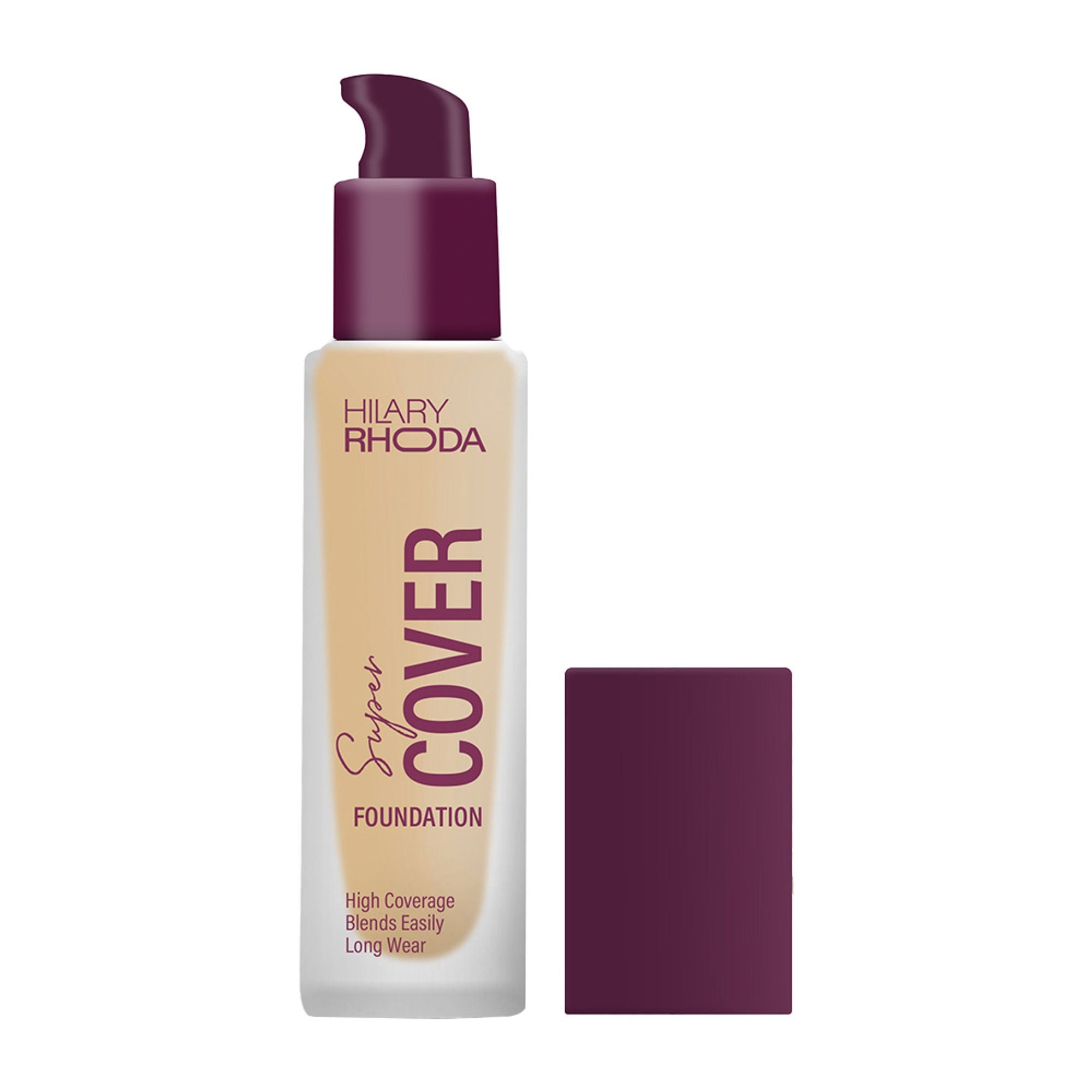Hilary Rhoda Super Cover Waterproof Foundation - Warm Sun 06 - Distacart