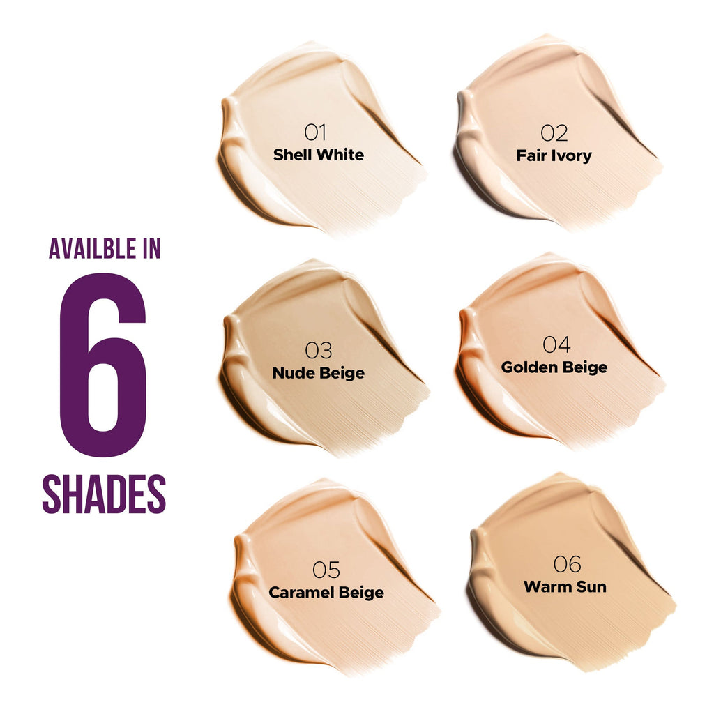 Hilary Rhoda Super Cover Waterproof Foundation - Warm Sun 06 - Distacart