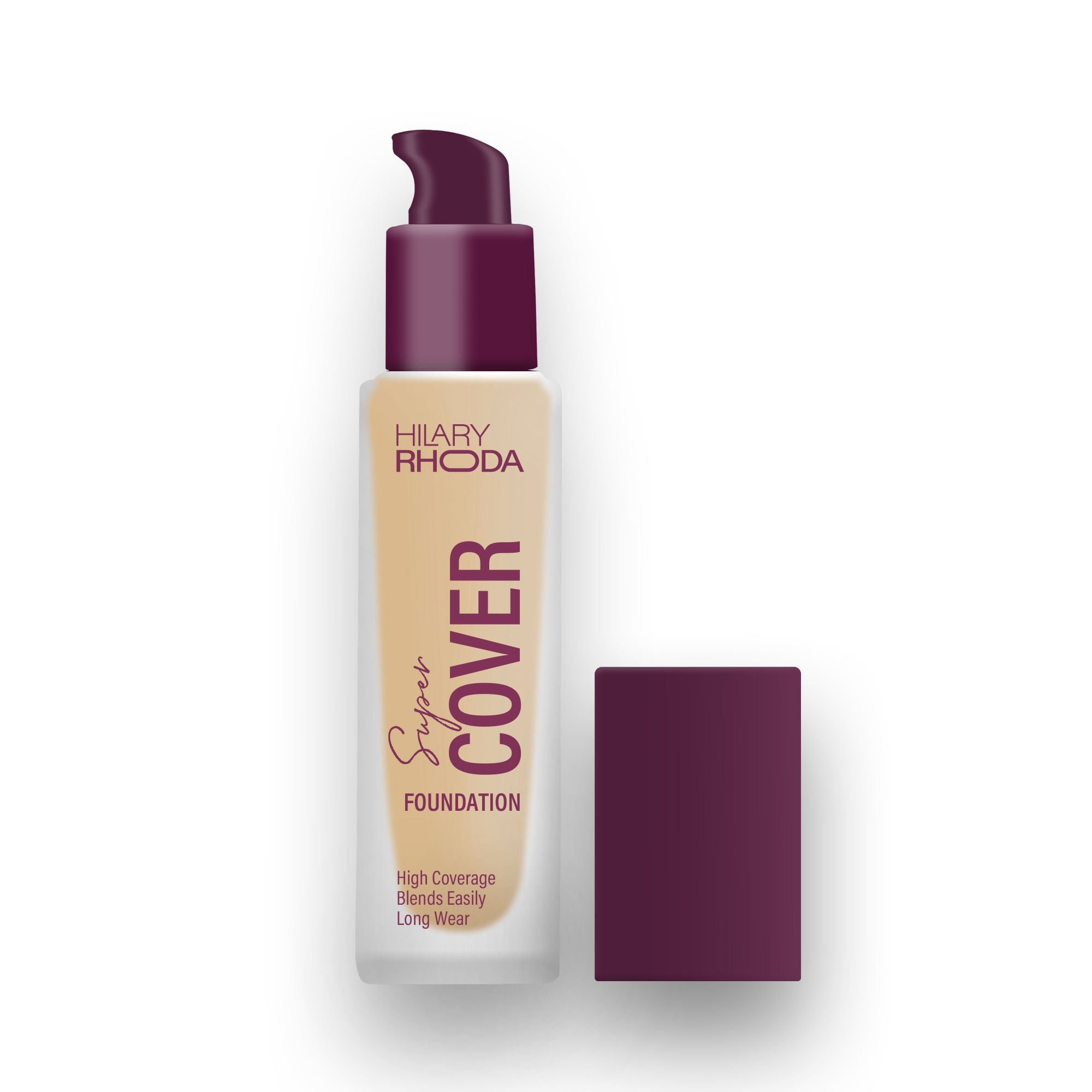 Hilary Rhoda Super Cover Waterproof Foundation - Warm Sun 06 - Distacart